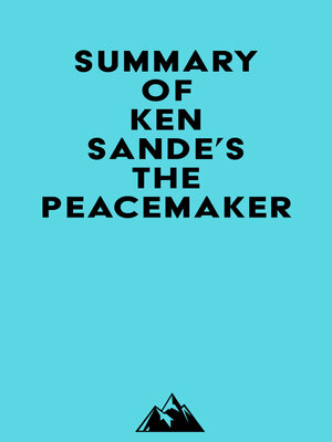 cover image of Summary of Ken Sande's the Peacemaker